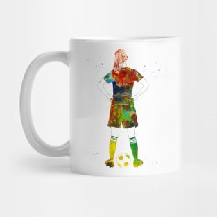 Soccer Player Girl Mug